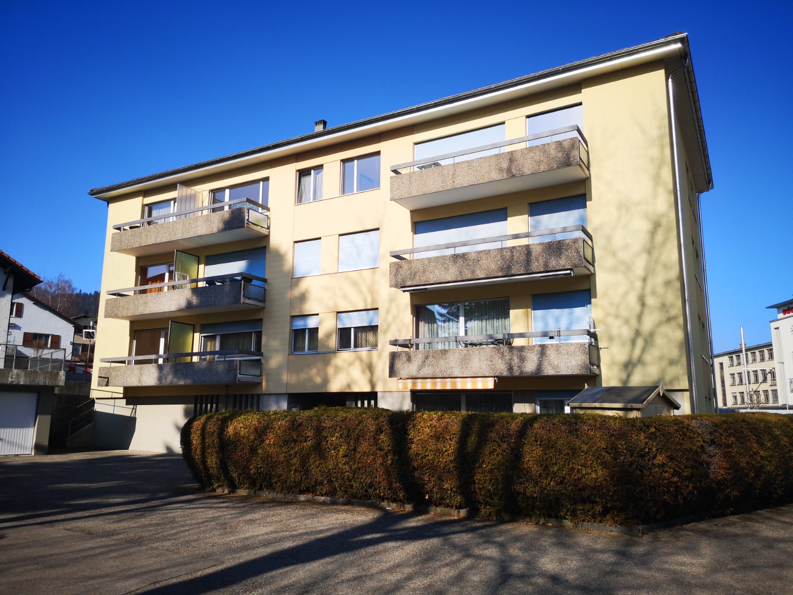 Façade de l’immeuble Preyel 5a à Couvet